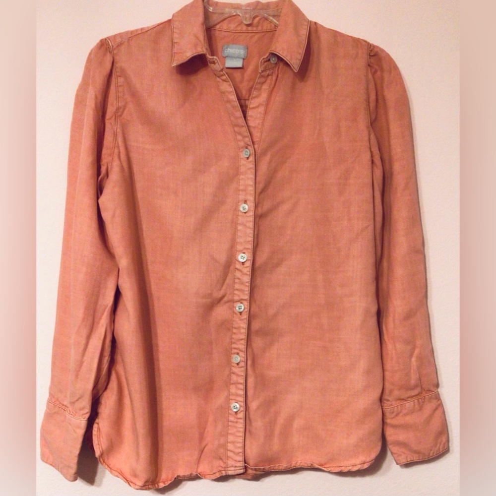 Chico’s button down blouse size medium 8/10
